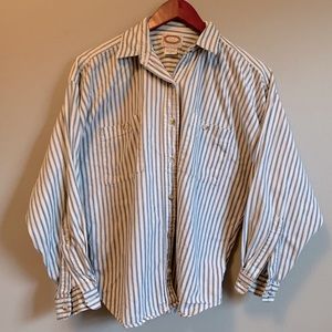 Vintage Banana Republic Striped Button Down